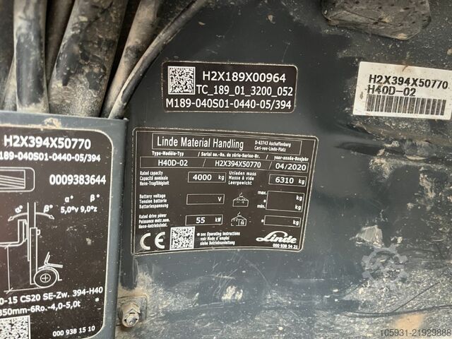 Dieselstapler Linde H40D-02