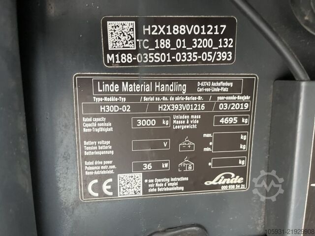 Diesel Forklift Linde H30D-02