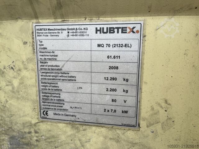 Multidirectional Sideloader Hubtex MQ70