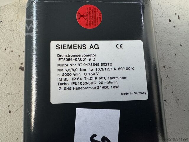 Motor SIEMENS 1FT5066-0AC01-9-Z