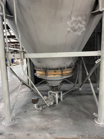 Silos zur Lagerung von Kunststoffen / PVC AZO aluminium silo