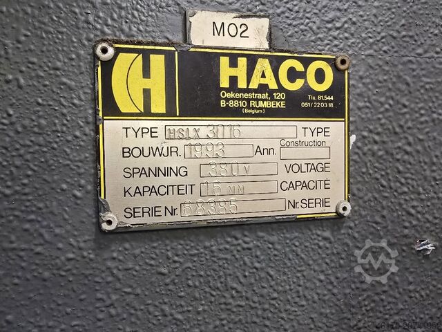 Hydraulische Tafelschere HACO HSLX 3016