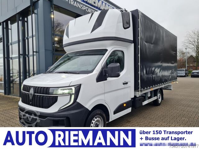 Transporter mit Pritsche & Plane Renault Master 35 Pritsche Schiebe Plane Schlafkab Automatik