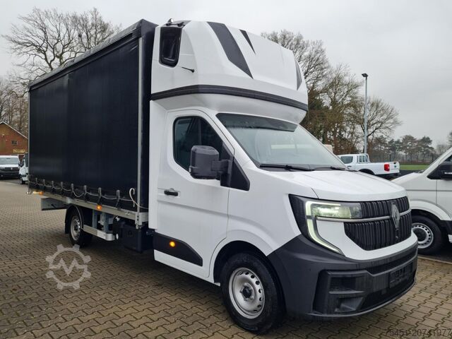 Transporter mit Pritsche & Plane Renault Master 35 Pritsche Schiebe Plane Schlafkab Automatik