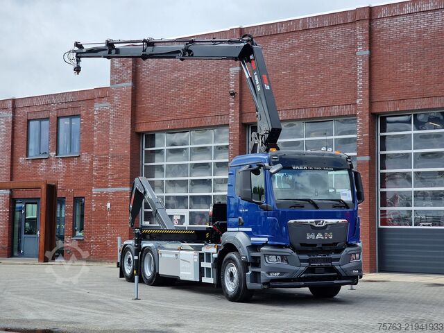 Crane truck MAN TGS 26.360 6x2/4 - EX.232 HIPRO - Hooklift HIAB...