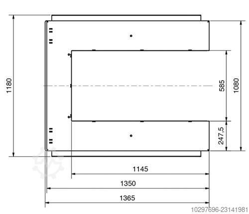 Flat-form lift table U-platform - 1 pc  