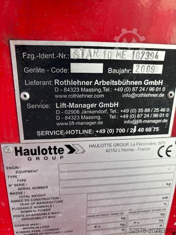 Teleskopbühne Haulotte Star 10