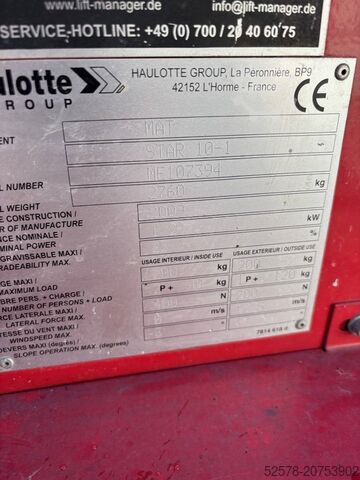 Teleskopbühne Haulotte Star 10