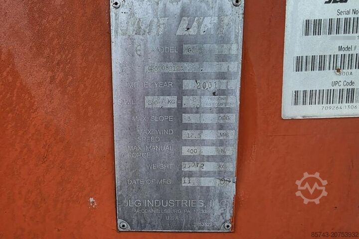 Gelenkteleskoparbeitsbühne JLG 800AJ Diesel, 4x4x4 Drive, 26.5m Working Height, 1