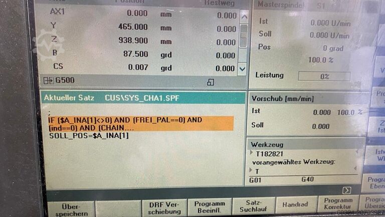 CNC Bearbeitungszentrum - Horizontal HüLLER HILLE NBH 170