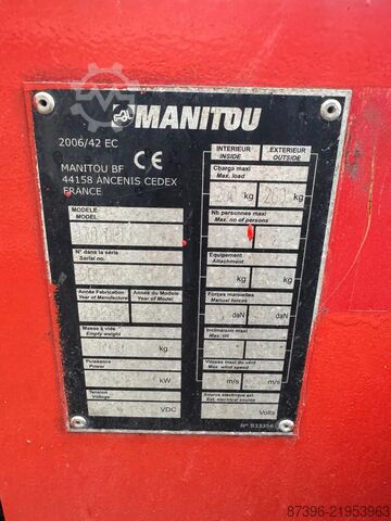 Articulated boom lift Manitou 170AETJ L Hoogwerker Knikarmhoogwerker