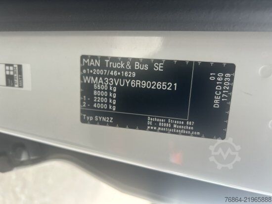 Panel van MAN TGE 3.160 L2H3 ZWILLINGSBEREIFT