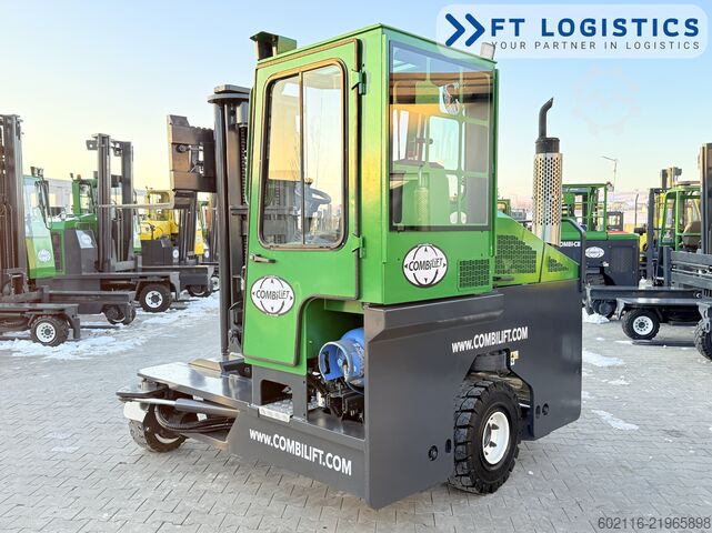 4-way forklift Combilift C4000 GAS TRIPLEX 5550 FREE LIFT CABIN