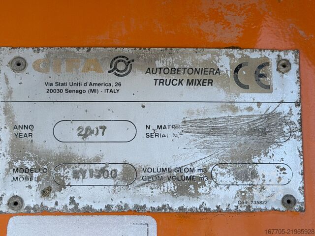 Concrete mixer truck Mercedes-Benz MB 4141 B