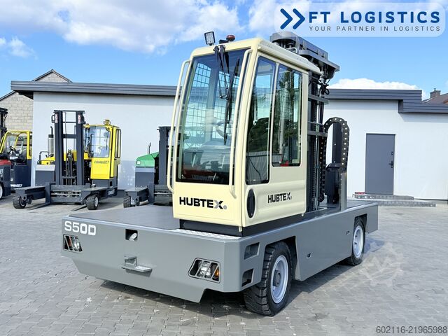 Side loader forklift Hubtex S50D TRIPLEX 6300 FREE-LIFT PLATFORM1600