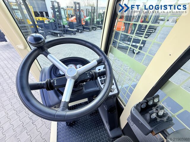 Side loader forklift Hubtex S50D TRIPLEX 6300 FREE-LIFT PLATFORM1600