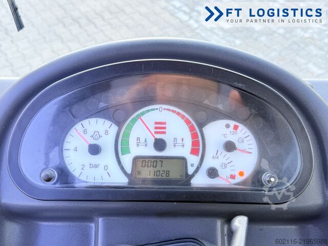 Side loader forklift Hubtex S50D TRIPLEX 6300 FREE-LIFT PLATFORM1600