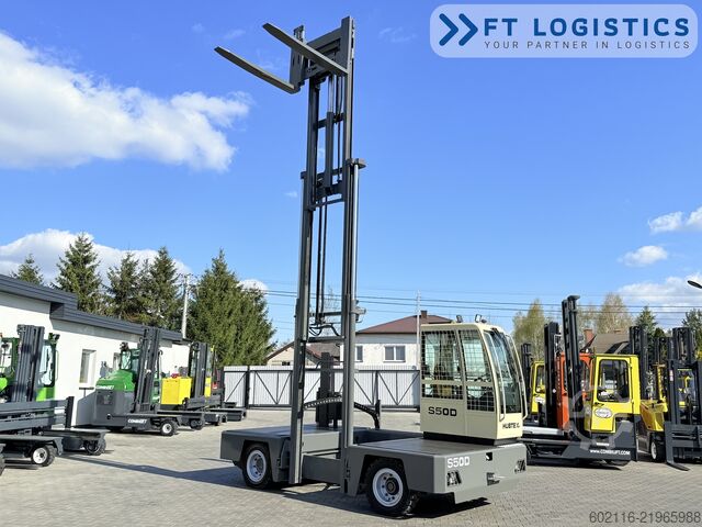 Side loader forklift Hubtex S50D TRIPLEX 6300 FREE-LIFT PLATFORM1600