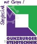 Work platform with 2 steps, single-sided access - 1 unit Günzburger 
