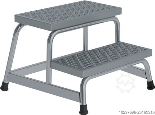 Work platform with 2 steps, single-sided access - 1 unit Günzburger 