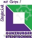 Work platform with 4 steps, accessible from one side – 1 unit Günzburger 