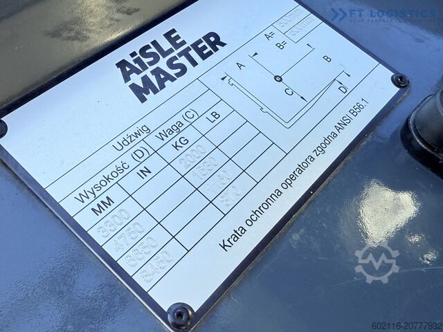 Schmalgangstapler Combilift AISLE MASTER TRIPLEX 8500 FREE LIFT TOP1