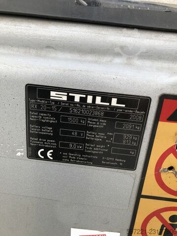 Electric - 3 wheels Still RX20-15