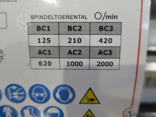 Tischdrehbank HBM 250 x 550 Norton Profi