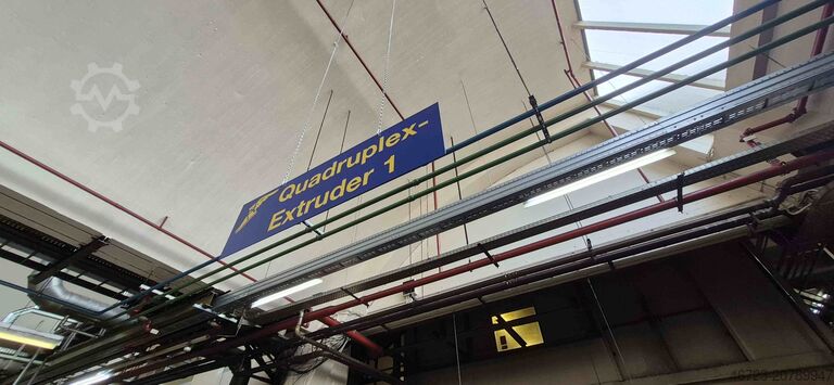Vierfach-Extrusionslinie KraussMaffei Vierfachhaus