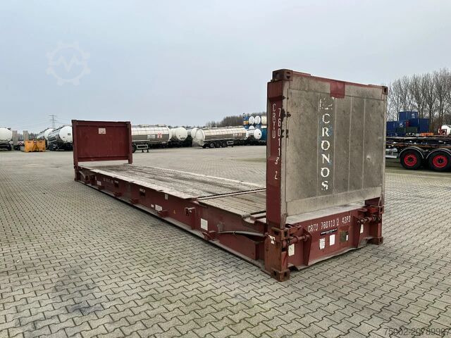 Flat containers CIMC 40FT FLATRACK FLUSH FOLDING / CSC-test: 12/2027...