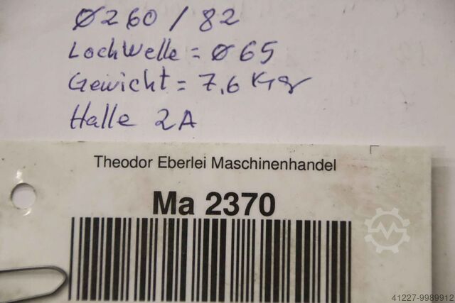 V-belt pulley 4-groove unbekannt SPB 250-4 (17 mm)