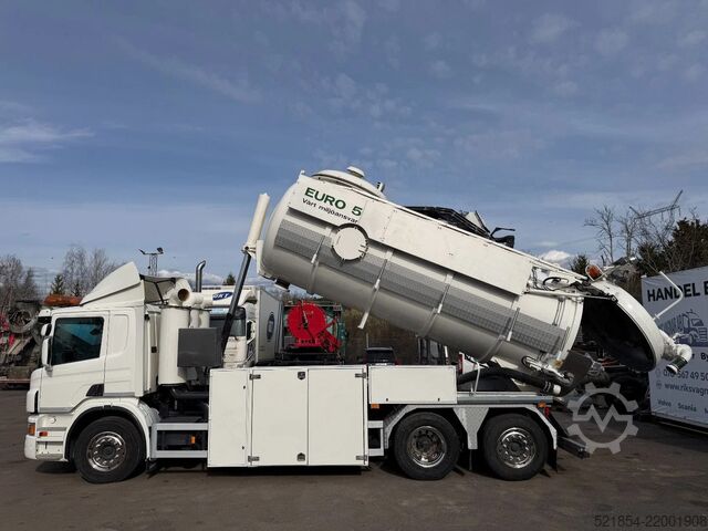 Suction vehicle Scania P400 14,5m3 Dry-Vacuum (Only 298 h. vac. pump),...
