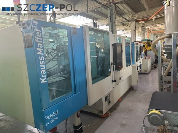 Injection molding machine KraussMaffei KM 130-750 CX