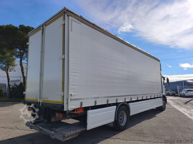 Flatbed truck with tarp MAN 18.290 TGM