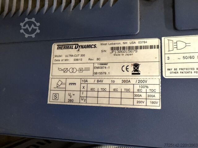 Plasmaschneidgerät Thermal Dynamics Ultra-Cut 300 PS - 300A
