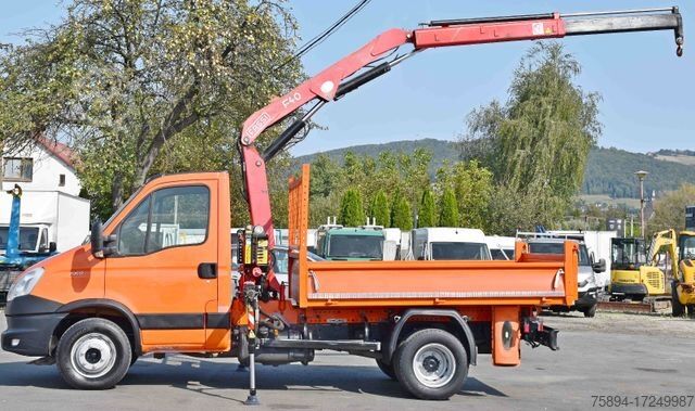 Truck-mounted crane van IVECO DAILY 70C17 * KIPPER 2,80m * FASSI F40A.0.21