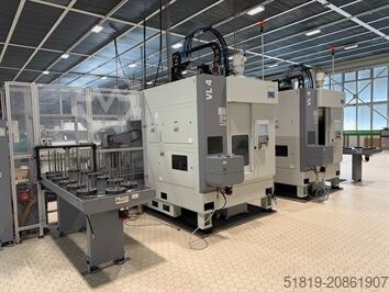 Bearbeitungszelle / Vertikaldrehmaschine EMAG VL 4