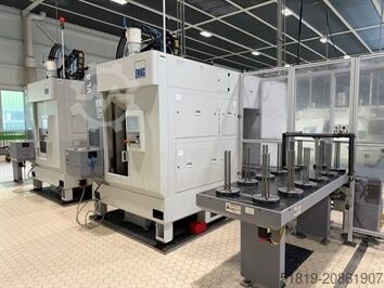 Bearbeitungszelle / Vertikaldrehmaschine EMAG VL 4