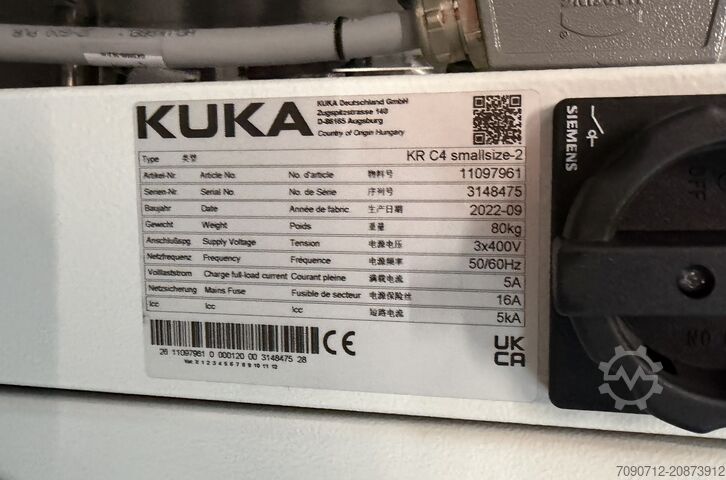 Industrial robot KUKA KRC4 KR10 R1100-2 / FLR