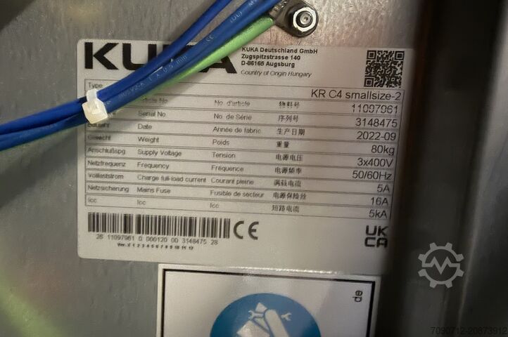 Industrial robot KUKA KRC4 KR10 R1100-2 / FLR