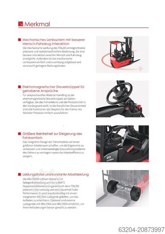 Elektro 3 Rad-Stapler EP TDL201