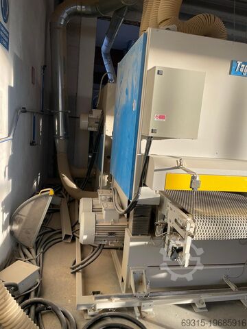 Three-sided sanding line for beams Tagliabue TAG22CF-800 SUP D.