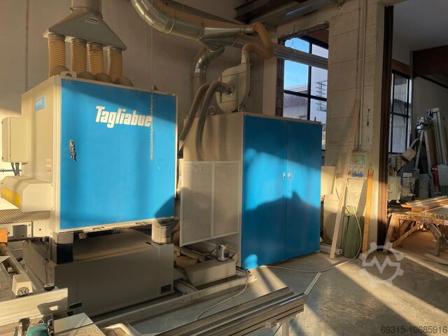 Three-sided sanding line for beams Tagliabue TAG22CF-800 SUP D.