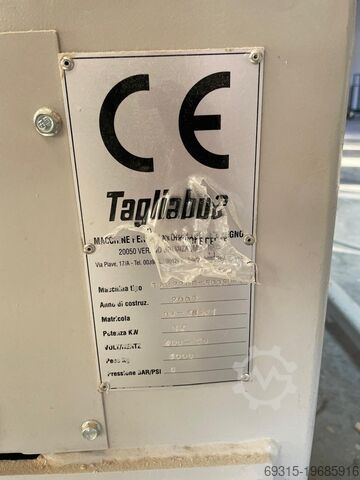 Three-sided sanding line for beams Tagliabue TAG22CF-800 SUP D.