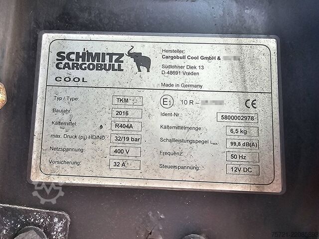 Refrigerated/frozen transport SCHMITZ N/A SCHMITZ ENGINE