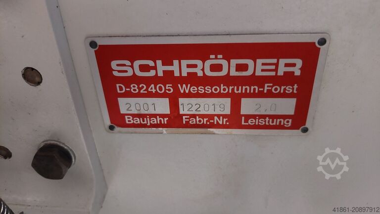 Motorized guillotine shears SCHRÖDER MHSU 2520-2.0