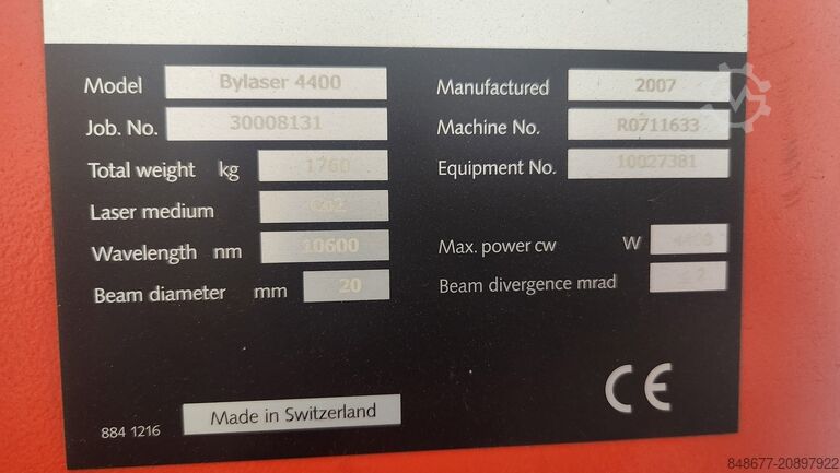 Laserschneider Bystronic Byspeed 3015