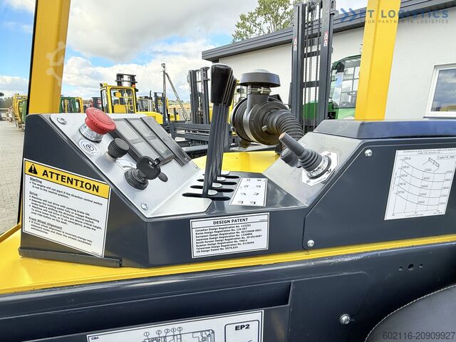 4-way forklift Combilift C3000CB GAS TRIPLEX 4900 POSITIONER TOP1