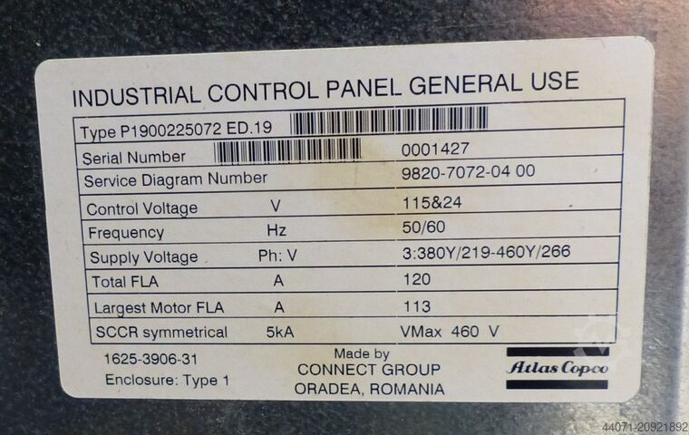Screw compressor GA55VSD+ Atlas Copco GA55VSD+