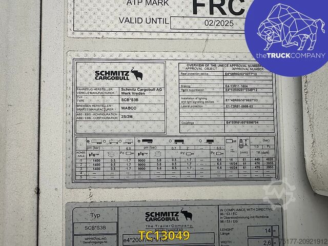 Refrigerated/frozen transport Schmitz Cargobull 